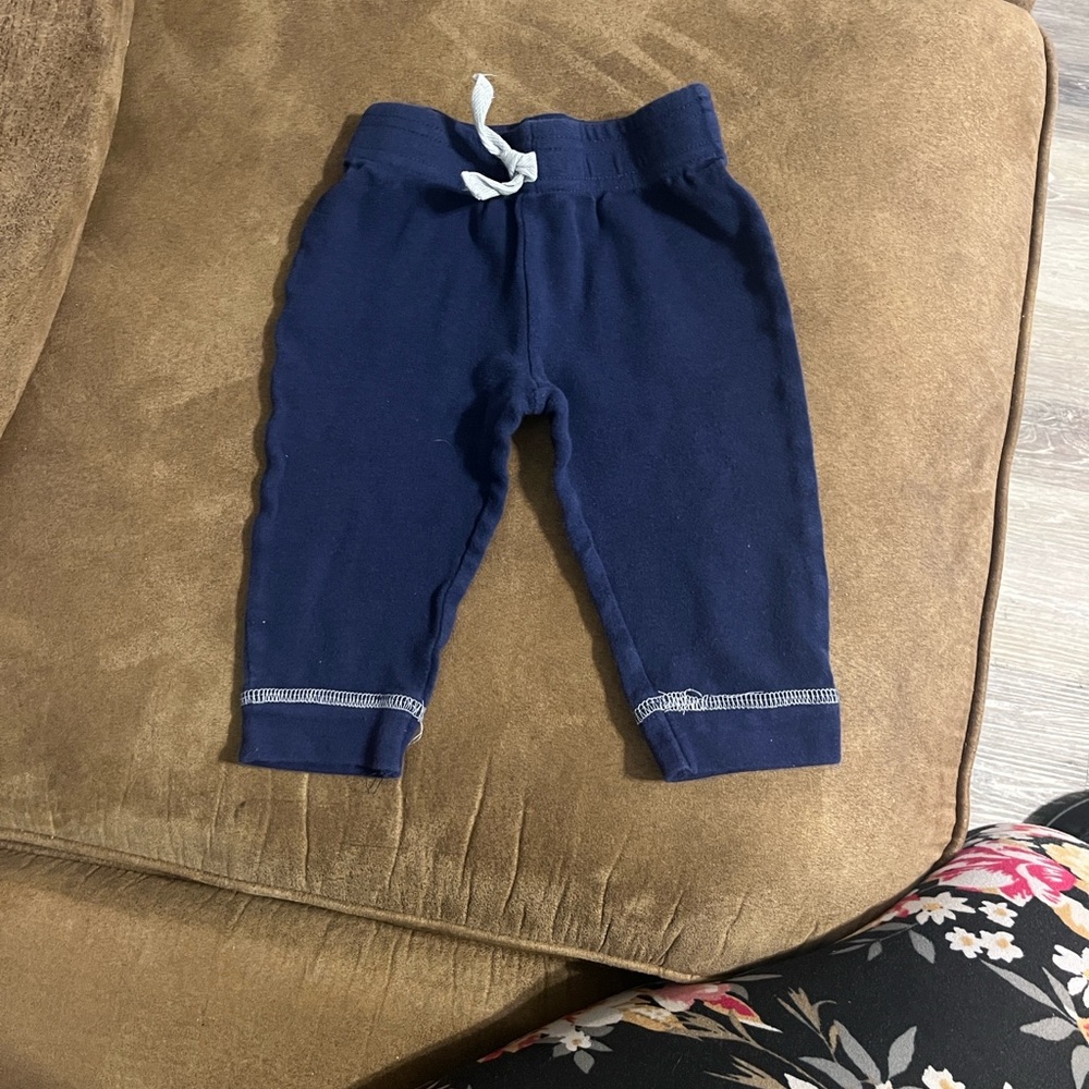 Kids Navy Joggers with Drawstring